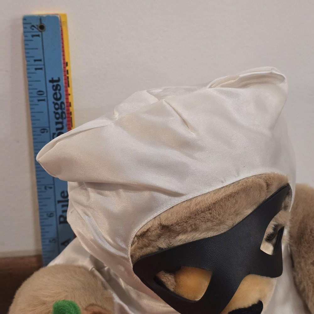 Vintage "Kookie Spookie" Ghost Plush Halloween Bear 12" Stuffed Animal Toy 1989 - Picture 8 of 8